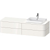 Картинка анонса товара «тумба под раковину duravit happy d.2 plus hp4963r2222 подвесная 160 см белая»