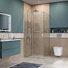 Душевой уголок BelBagno SOFT_CLOSE-2-AH-1-110/100-C-Cr 110x100 см, профиль хром, стекло прозрачное Душевой уголок BelBagno SOFT_CLOSE-2-AH-1-110/100-C-Cr 110x100 см, профиль хром, стекло прозрачное