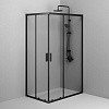 Душевой уголок AM.PM Gem W90G-403-120280-BT раздвижные двери 120x80 профиль черный матовый, стекло прозрачное Душевой уголок AM.PM Gem W90G-403-120280-BT раздвижные двери 120x80 профиль черный матовый, стекло прозрачное