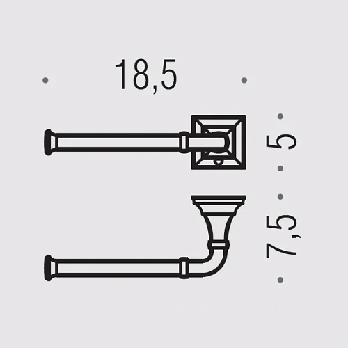 Держатель туалетной бумаги Colombo Portofino B3208S.CR подвесной, SX, хром Держатель туалетной бумаги Colombo Portofino B3208S.CR подвесной, SX, хром