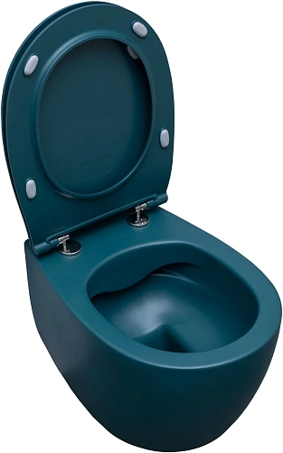 Унитаз подвесной Allen Brau Fantasy 4.11004.PT с крышкой, петроль Унитаз подвесной Allen Brau Fantasy 4.11004.PT с крышкой, петроль