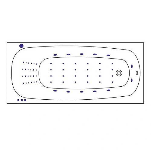Акриловая ванна WHITECROSS Layla 170x75 "NANO" золото гидромассажная 0102.170075.100.NANO.GL Акриловая ванна WHITECROSS Layla 170x75 "NANO" золото гидромассажная 0102.170075.100.NANO.GL