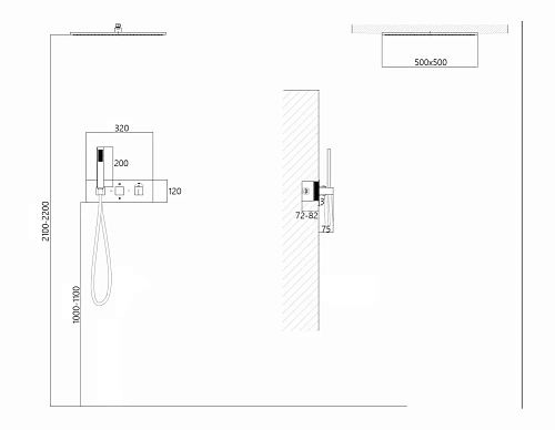 Душевая система ABBER Daheim AF8255W скрытого монтажа без излива, термостат, белая матовая Душевая система ABBER Daheim AF8255W скрытого монтажа без излива, термостат, белая матовая