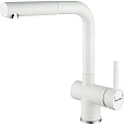 Смеситель для кухни Paulmark DOSSE Do214418-WH белый матовый Смеситель для кухни Paulmark DOSSE Do214418-WH белый матовый