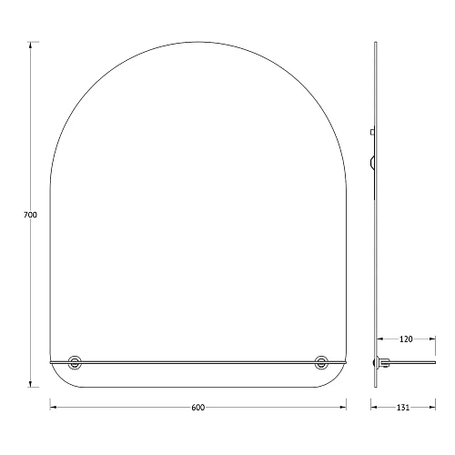 Зеркало Evoform OPTIMA, BY 0512, 60 x 70 см Зеркало Evoform OPTIMA, BY 0512, 60 x 70 см