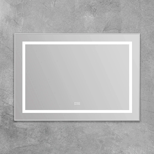 Зеркало BelBagno SPC-KRAFT-985-685-TCH-WARM 985x32x685 мм с подсветкой сенсорным выключателем и подогревом Зеркало BelBagno SPC-KRAFT-985-685-TCH-WARM 985x32x685 мм с подсветкой сенсорным выключателем и подогревом