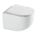 Унитаз подвесной AQUAme AQM2012 сиденье SoftClose, технология смыва QUIET, 495х360х370 Унитаз подвесной AQUAme AQM2012 сиденье SoftClose, технология смыва QUIET, 495х360х370