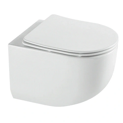 Унитаз подвесной AQUAme AQM2012 сиденье SoftClose, технология смыва QUIET, 495х360х370 Унитаз подвесной AQUAme AQM2012 сиденье SoftClose, технология смыва QUIET, 495х360х370