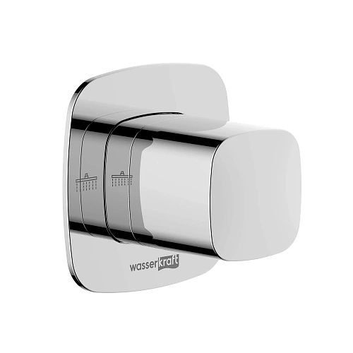 Переключатель потоков WasserKRAFT A312 на 2 выхода хром Переключатель потоков WasserKRAFT A312 на 2 выхода хром
