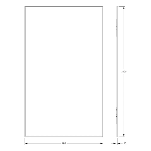 Зеркало Evoform Standard BY 0232 60х100 см с фацетом Зеркало Evoform Standard BY 0232 60х100 см с фацетом