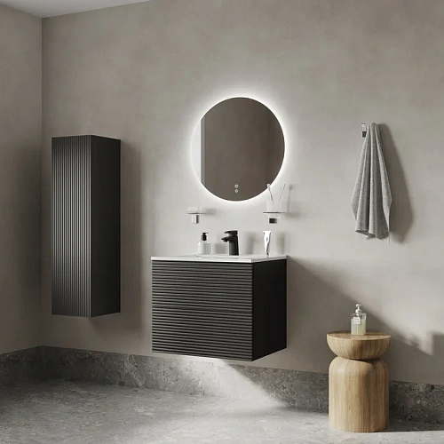 Тумба с раковиной IDDIS Bild (BIL60G0i95K) подвесная, 60 см, темно-серый Тумба с раковиной IDDIS Bild (BIL60G0i95K) подвесная, 60 см, темно-серый