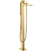 Смеситель для ванны Hansgrohe Metropol напольный, с рычаговой рукояткой, 32532990, полированное золо