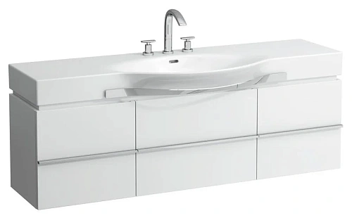 Тумба под раковину Laufen Palace New 0135.2 (4.0135.2.075.475.1) 1493x375x462мм, белая глянцевая Тумба под раковину Laufen Palace New 0135.2 (4.0135.2.075.475.1) 1493x375x462мм, белая глянцевая