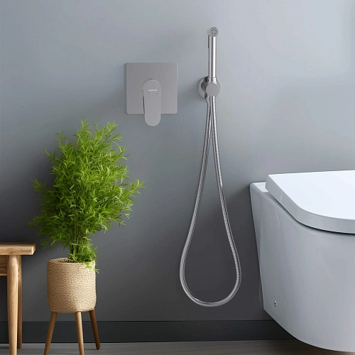 Гигиенический душ Aquatek ОБЕРОН AQ1219CR Хром, встраиваемый Гигиенический душ Aquatek ОБЕРОН AQ1219CR Хром, встраиваемый