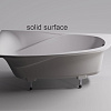 Ванна из искусственного камня Astra-Form Селена 01010080 левая, Solid Surface 1700х1000 Ванна из искусственного камня Astra-Form Селена 01010080 левая, Solid Surface 1700х1000