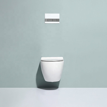 Унитаз подвесной Teso azaro Secretum TAU001 безободковый, цвет белый, сиденье soft-close ультратонк Унитаз подвесной Teso azaro Secretum TAU001 безободковый, цвет белый, сиденье soft-close ультратонк