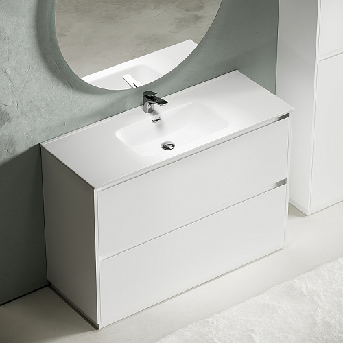 Тумба под раковину SANCOS Libra LB120F-1W Floor 1190х450х840 напольная, белый глянец, напольная Тумба под раковину SANCOS Libra LB120F-1W Floor 1190х450х840 напольная, белый глянец, напольная