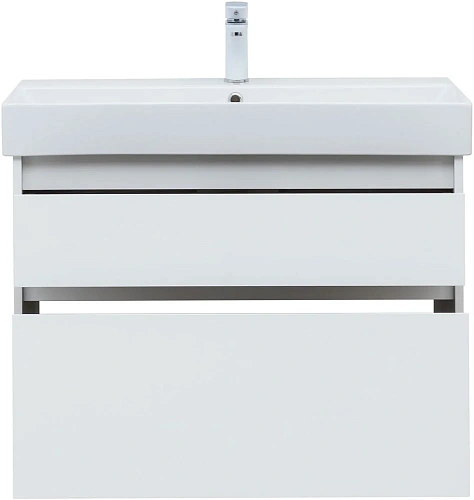 Тумба под раковину Aquanet Nova Lite 85 белый глянец, 2 ящика 00249936 Тумба под раковину Aquanet Nova Lite 85 белый глянец, 2 ящика 00249936