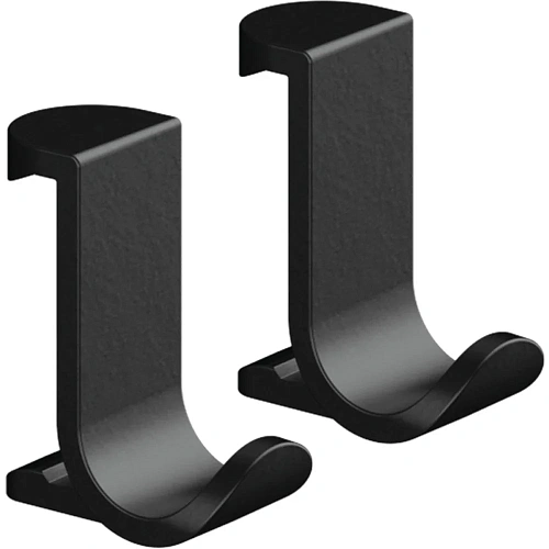 Крючок Hansgrohe WallStoris широкий, для крепления на штангу 27914670, матовый черный Крючок Hansgrohe WallStoris широкий, для крепления на штангу 27914670, матовый черный