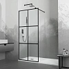 Душевая перегородка RGW Walk In WA-111B 1000 мм 411011110-84 черный, Easy Clean Душевая перегородка RGW Walk In WA-111B 1000 мм 411011110-84 черный, Easy Clean
