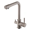 Смеситель для кухни Aquaton Руан серый шелк 1AX004FCXX250 Смеситель для кухни Aquaton Руан серый шелк 1AX004FCXX250