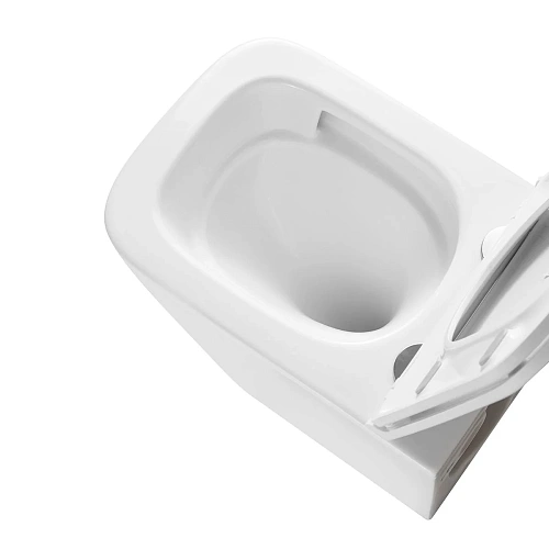 Унитаз подвесной Lemark FLOREX безободковый с сиденьем микролифт, смыв торнадо, белый глянец 9614001 Унитаз подвесной Lemark FLOREX безободковый с сиденьем микролифт, смыв торнадо, белый глянец 9614001