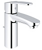 Картинка анонса товара «смеситель для раковины grohe eurostyle cosmopolitan с донным клапаном, уменьшенный, хром (23037002)»