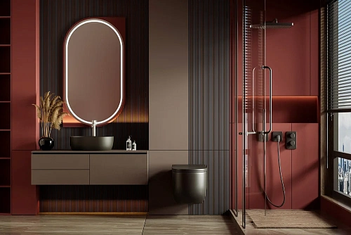 Унитаз подвесной ABBER Bequem AC1104TMB черный матовый, безободковый, смыв торнадо Унитаз подвесной ABBER Bequem AC1104TMB черный матовый, безободковый, смыв торнадо