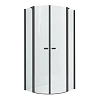 Душевой уголок NEW TRENDY NEW SOLEO BLACK 90x90x195 K-0539 (черный) Душевой уголок NEW TRENDY NEW SOLEO BLACK 90x90x195 K-0539 (черный)