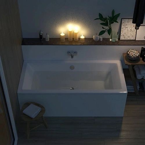 Акриловая ванна BERGES TARI 180x80 с каркасом 050031 Акриловая ванна BERGES TARI 180x80 с каркасом 050031