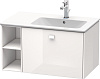 Картинка анонса товара «тумба под раковину duravit brioso br401402222 подвесная 82 см белый глянцевый»