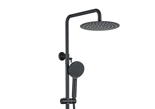 Душевая система Aquatek ВЕГА AQ2046MB черный матовый Душевая система Aquatek ВЕГА AQ2046MB черный матовый