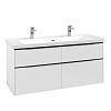Картинка анонса товара «тумба под раковину villeroy &amp; boch subway 3.0 pure white / pure white c60201vf»