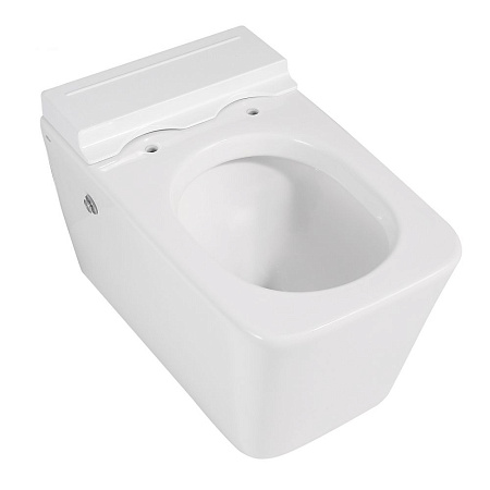 Унитаз подвесной ABBER Rechteck AC1202P белый с импульсным смывом с крышкой микролифт Унитаз подвесной ABBER Rechteck AC1202P белый с импульсным смывом с крышкой микролифт