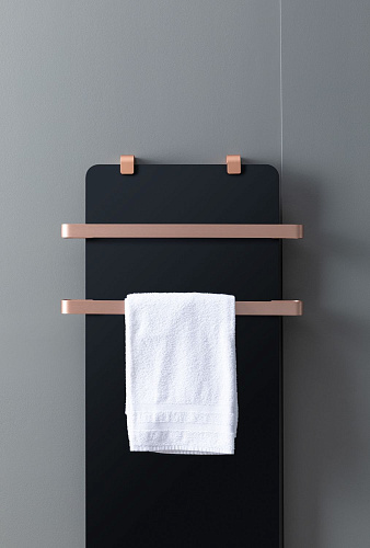 Полотенцесушитель электрический Allen Brau Infinity 120x44 00325631 с рейлингом 2.0 и креплением, медь брашированная Полотенцесушитель электрический Allen Brau Infinity 120x44 00325631 с рейлингом 2.0 и креплением, медь брашированная