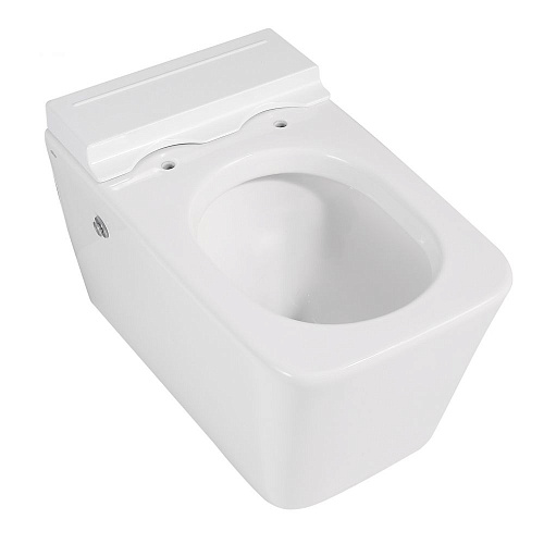 Унитаз подвесной ABBER Rechteck AC1202P белый с импульсным смывом с крышкой микролифт Унитаз подвесной ABBER Rechteck AC1202P белый с импульсным смывом с крышкой микролифт