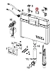Фиксатор заливного клапана TECE 9820216