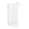 Картинка анонса товара «душевая перегородка new trendy avexa gold brushed 80x200 exk-7003 брашированное золото»