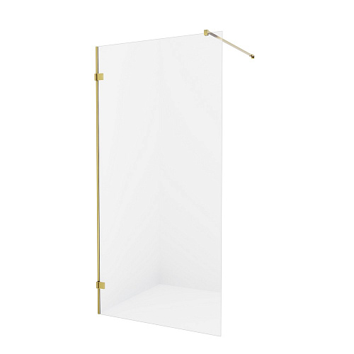 Душевая перегородка NEW TRENDY AVEXA GOLD BRUSHED 50x200 EXK-7000 брашированное золото Душевая перегородка NEW TRENDY AVEXA GOLD BRUSHED 50x200 EXK-7000 брашированное золото