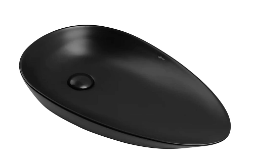 Раковина ABBER Bequem AC2117MB накладная, черная матовая Раковина ABBER Bequem AC2117MB накладная, черная матовая