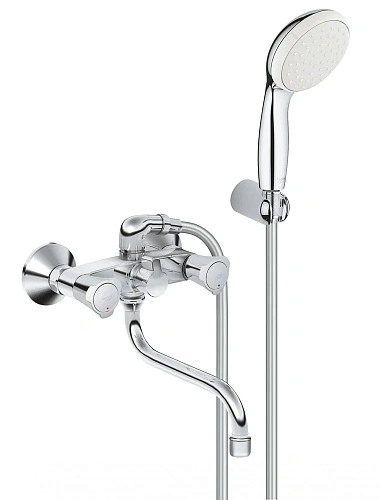 Смеситель для ванны GROHE Costa L с душевым гарнитуром, хром (2679010A) Смеситель для ванны GROHE Costa L с душевым гарнитуром, хром (2679010A)