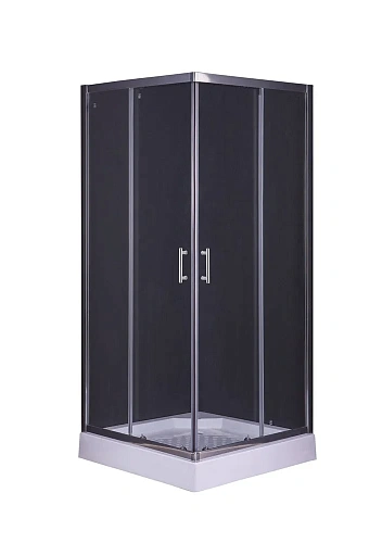 Душевой уголок Taliente 90x90x195см, квадратный, раздвижной, прозр.стекло 6мм, хром.профиль TA-09092-1CP Душевой уголок Taliente 90x90x195см, квадратный, раздвижной, прозр.стекло 6мм, хром.профиль TA-09092-1CP