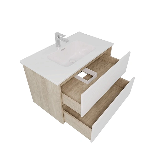 Тумба с раковиной Aquatek ЛИБРА 80см AQ66080-DO-MW белый мат Тумба с раковиной Aquatek ЛИБРА 80см AQ66080-DO-MW белый мат