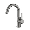 Картинка анонса товара «смеситель для раковины aquatek европа aq1307bgm черный хром шлифованный»