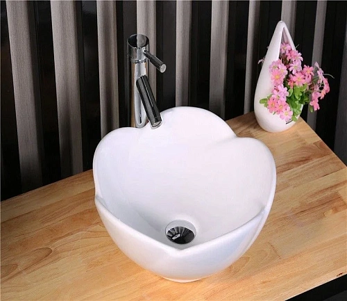 Раковина CeramaLux 9078 накладная, белый Раковина CeramaLux 9078 накладная, белый