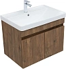 Тумба с раковиной Aquanet Оптима 70 00345355 дуб рустикальный