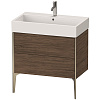 Картинка анонса товара «тумба под раковину duravit xviu xv45360b121 напольная 78 см орех темный»