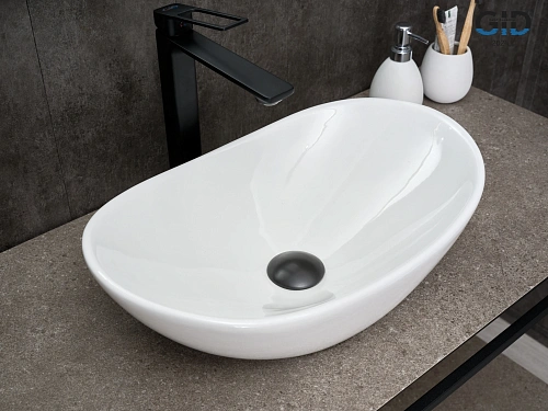 Раковина Gid N9133 51201 накладная белая 48x30.5x14.5 Раковина Gid N9133 51201 накладная белая 48x30.5x14.5