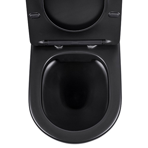 Унитаз подвесной Vincea Piatti VT1-11MB, матовый черный, ультратонкое сиденье soft-close Унитаз подвесной Vincea Piatti VT1-11MB, матовый черный, ультратонкое сиденье soft-close