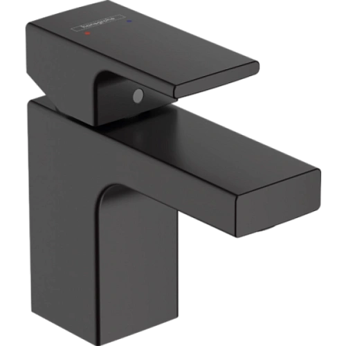 Смеситель для раковины Hansgrohe Vernis Shape 70, без сливного набора 71567670, матовый черный Смеситель для раковины Hansgrohe Vernis Shape 70, без сливного набора 71567670, матовый черный